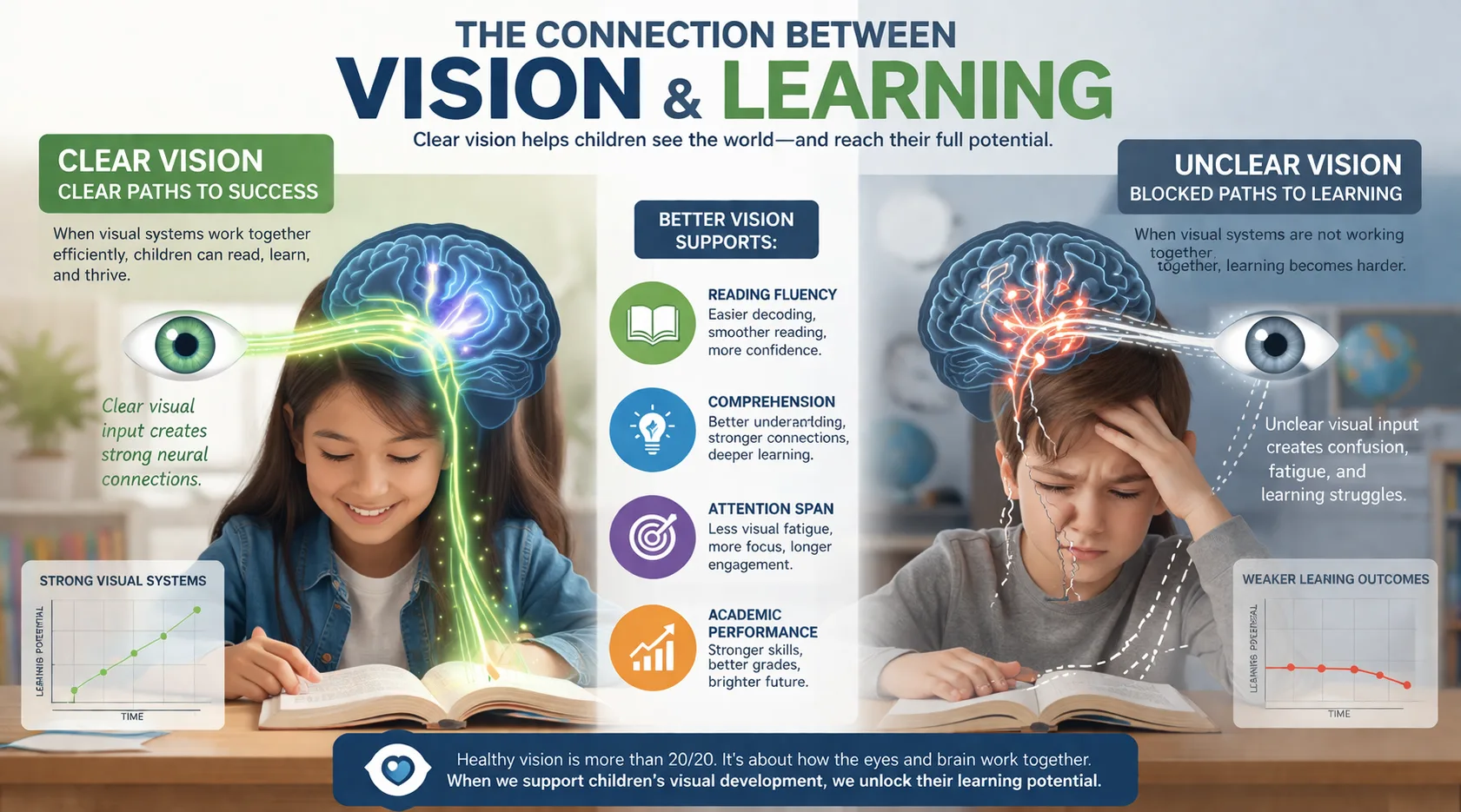 How Vision Affects Learning: The Critical Vision-Academic Link