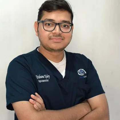 Optometrist Krishanu Koley at Caring Vision Therapy