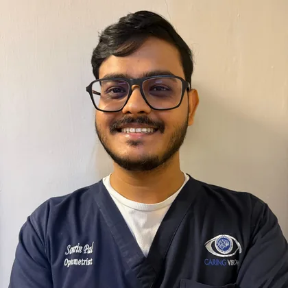 Optometrist Sourin Pal at Caring Vision Therapy