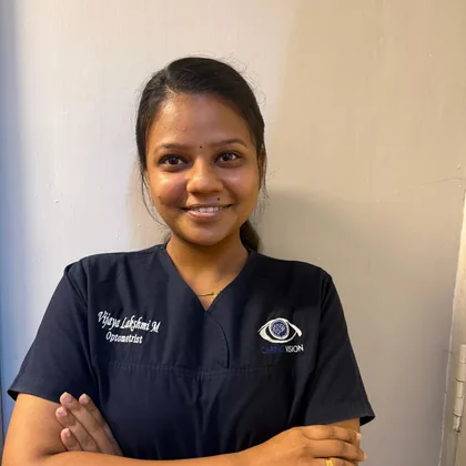Optometrist Vijay Lakshmi at Caring Vision Therapy