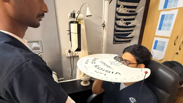 Visual field assessment during neuro-optometric rehabilitation at Caring Vision Therapy