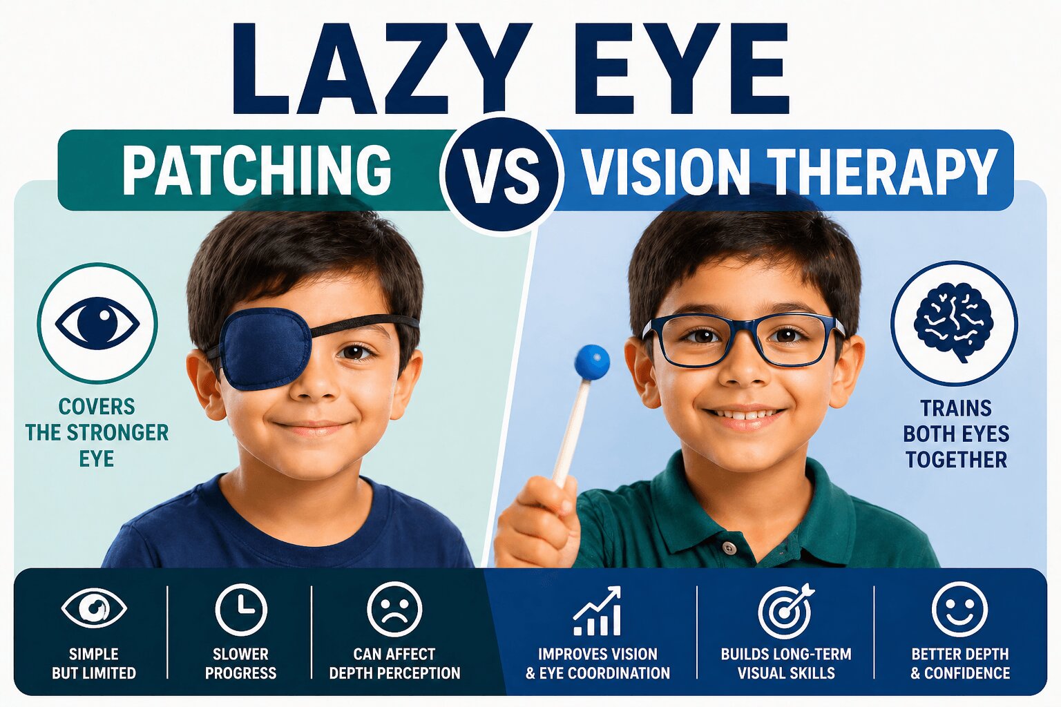 Lazy Eye Treatment: Why Patching Alone Is Often Not Enough